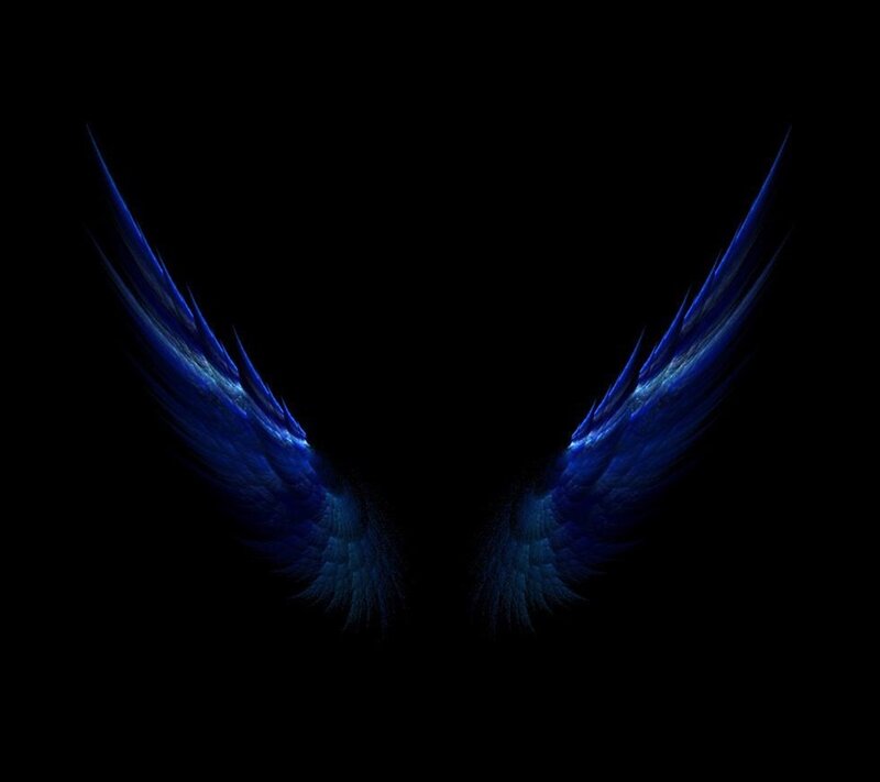 Blue Angel Wings — Dramatic