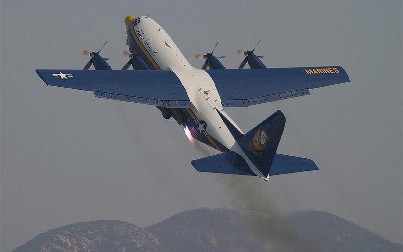 Blue Angels C-130 Aircraft