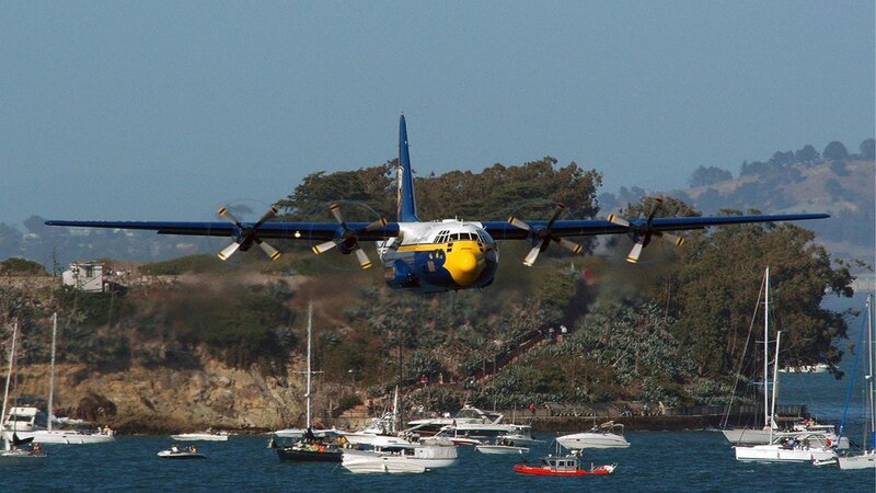 Blue Angels C-130 landing