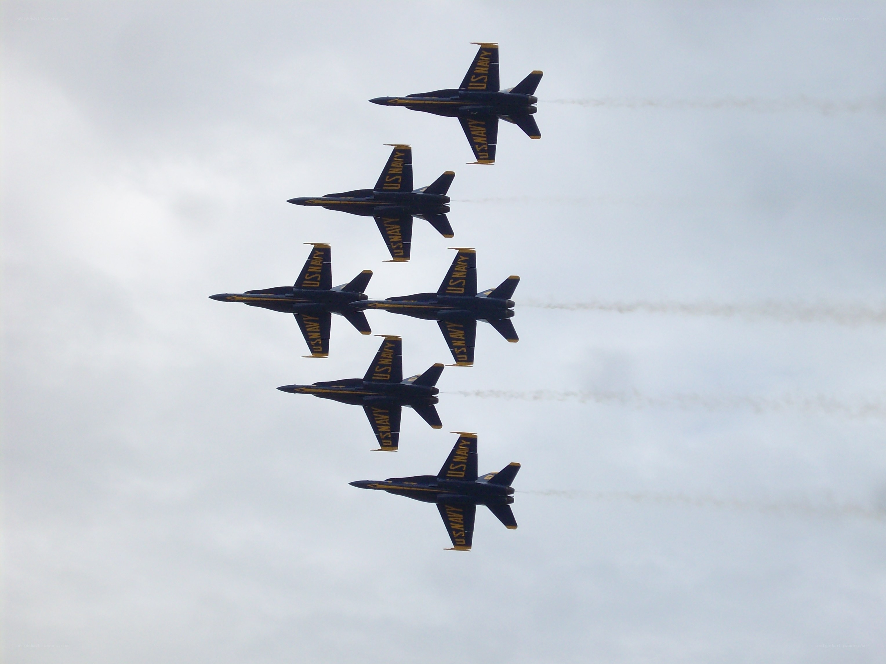 Blue Angels formation flight