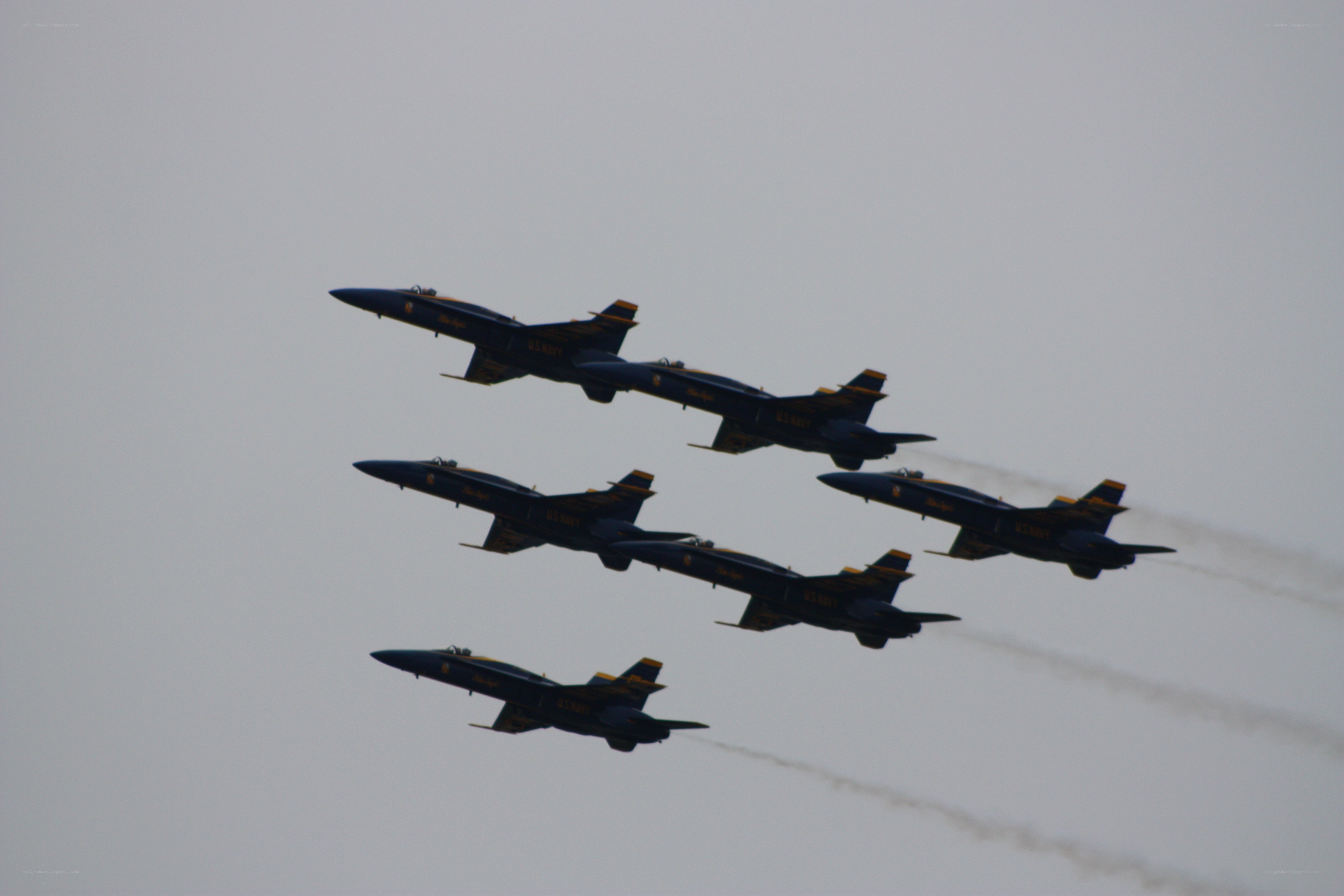Blue Angels formation flight