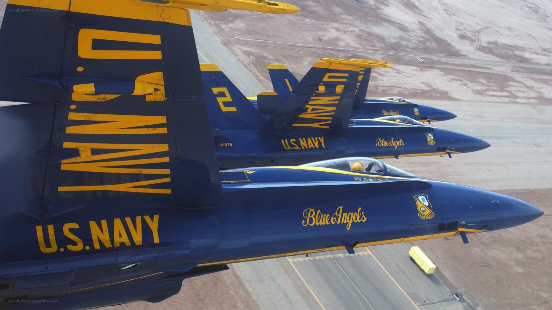 Blue Angels formation flight