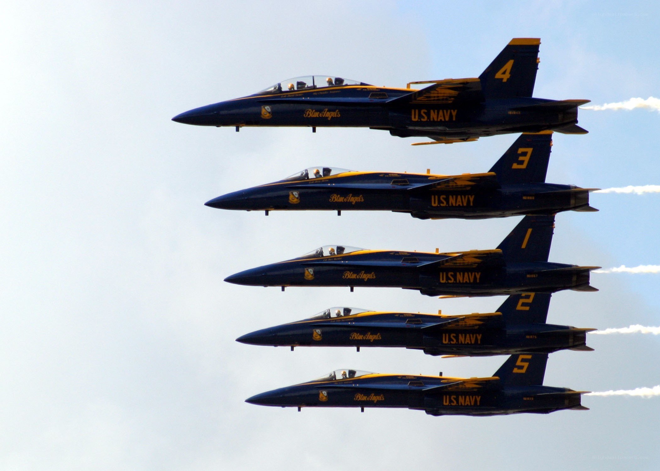 Blue Angels in formation