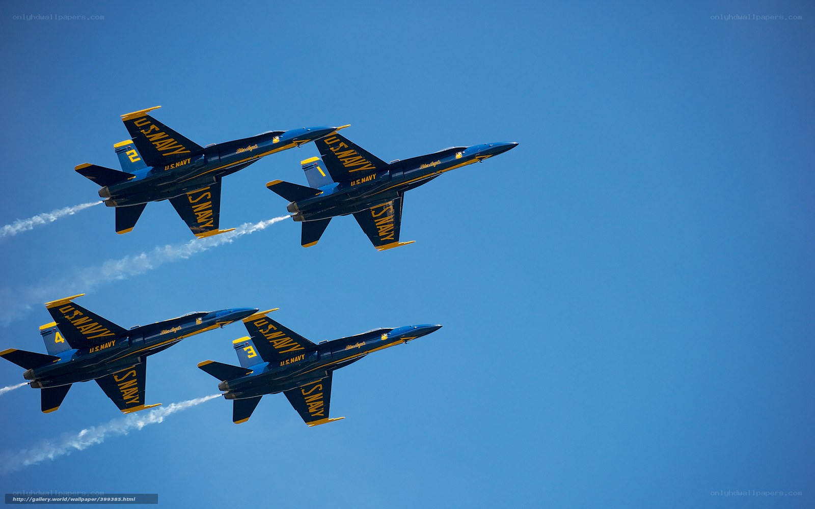 Blue Angels in formation