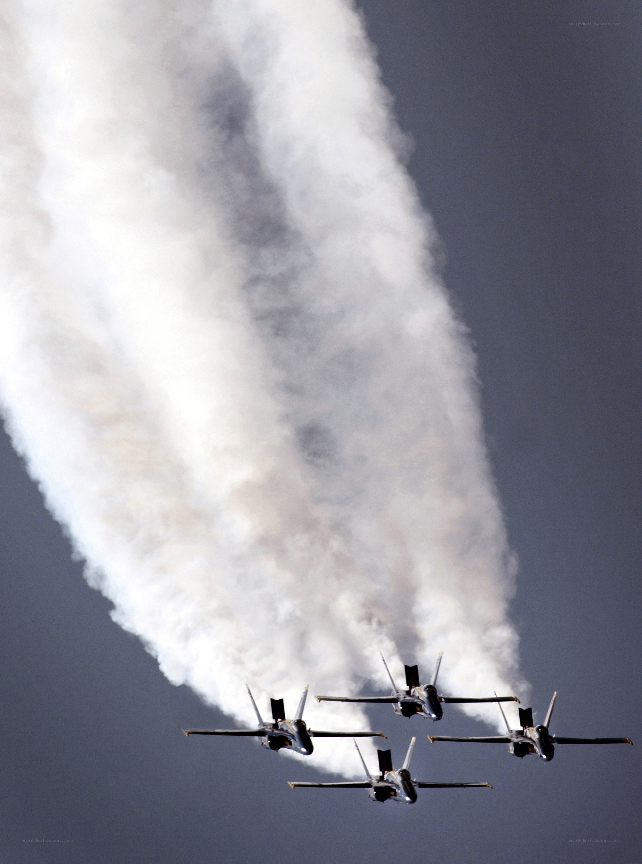 Blue Angels in formation