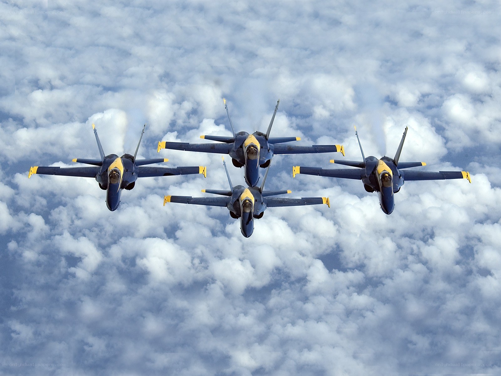 Blue Angels in formation