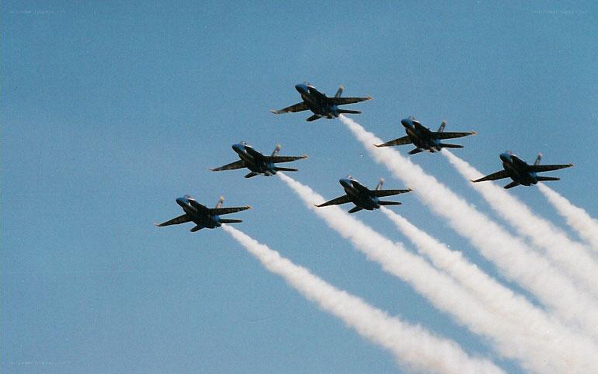 Blue Angels in formation