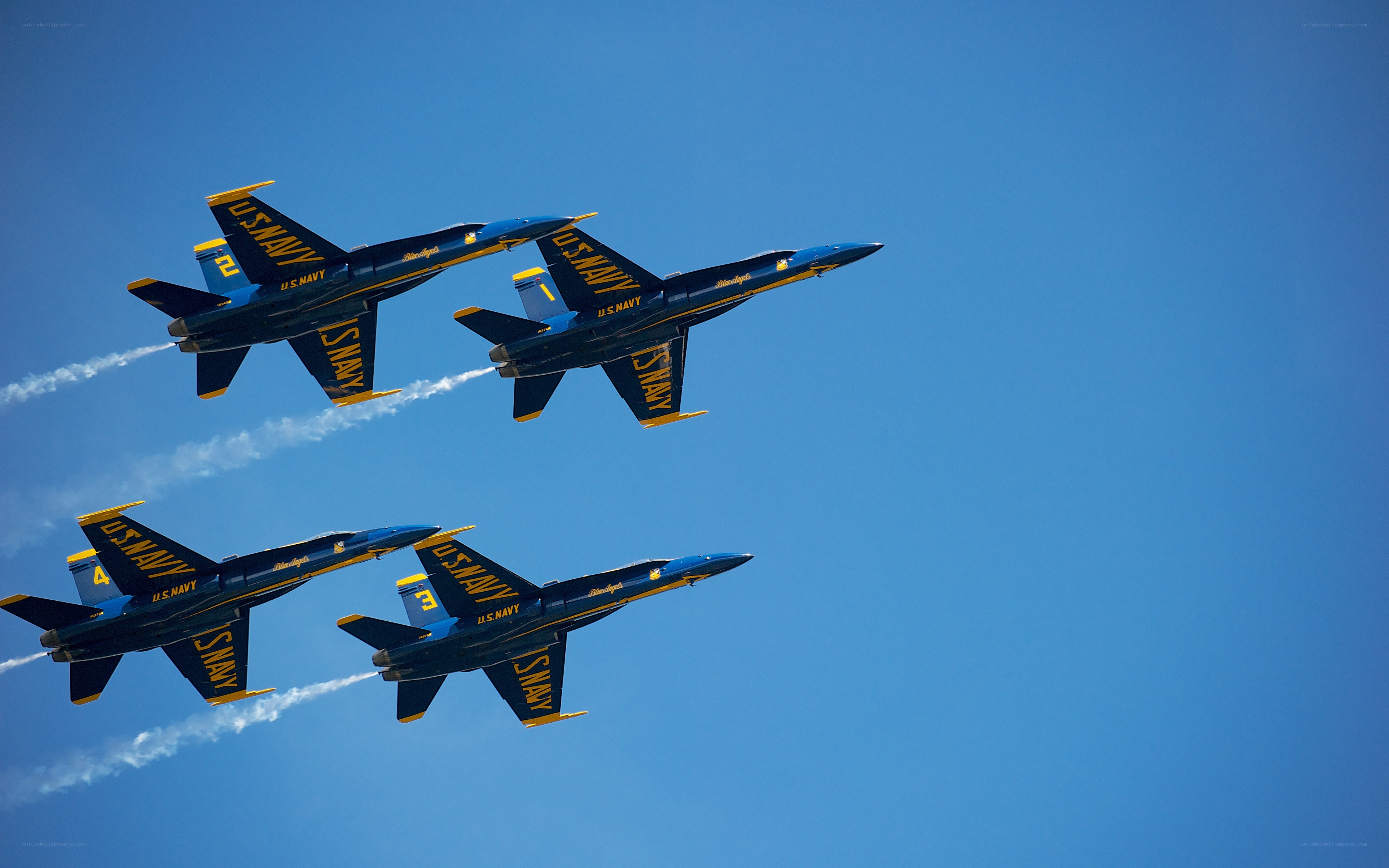 Blue Angels in formation