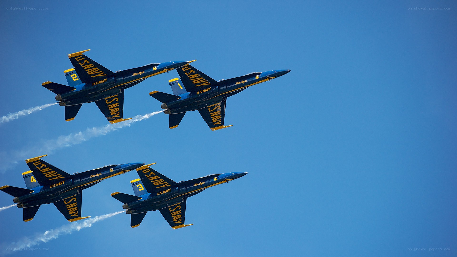Blue Angels in formation