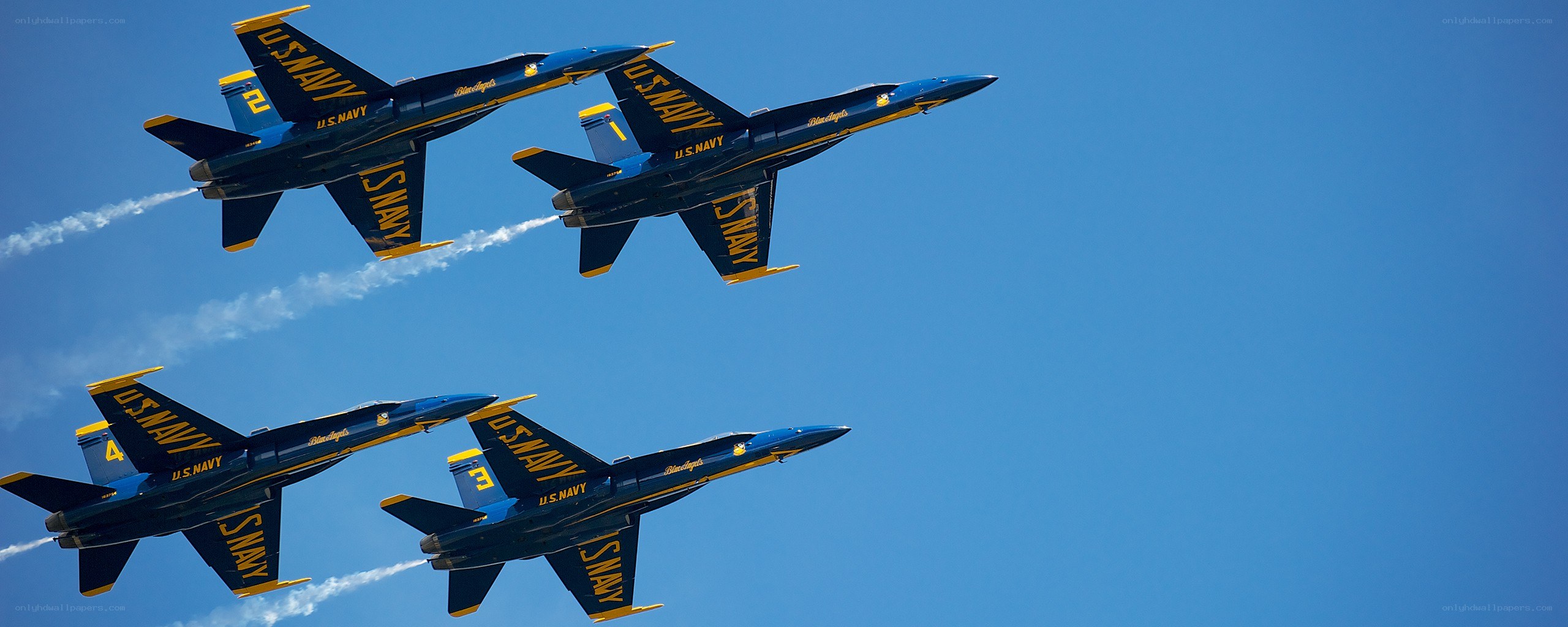Blue Angels in formation