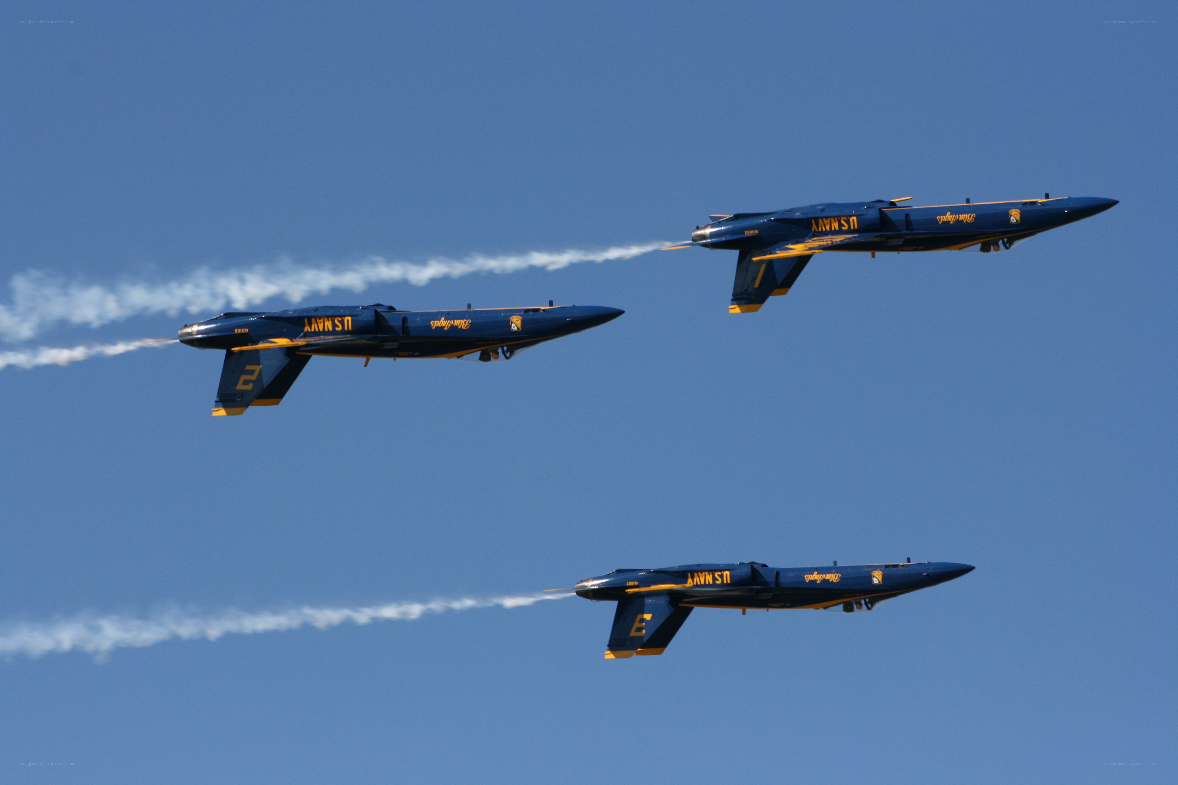 Blue Angels in formation