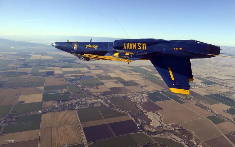 Blue Angels Jet — Aerial
