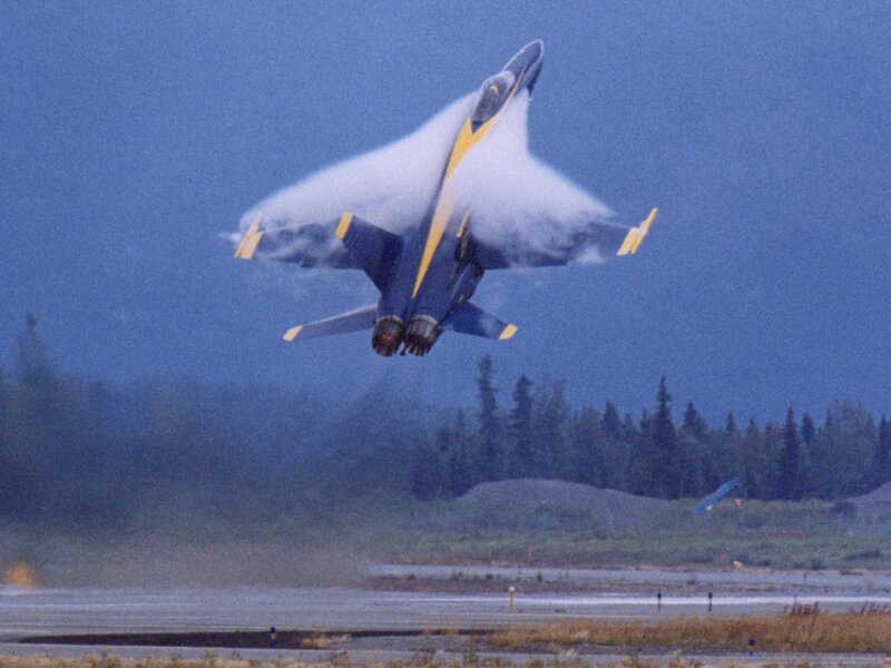 Blue Angels Jet — Dramatic, Photograph