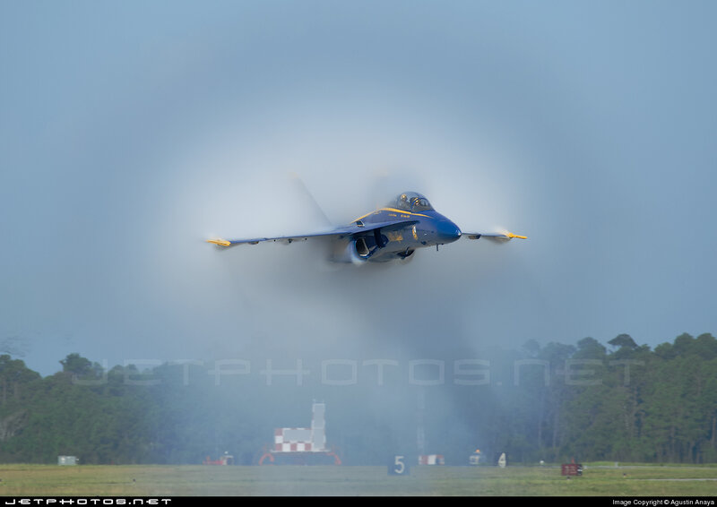 Blue Angels Jet — Dramatic