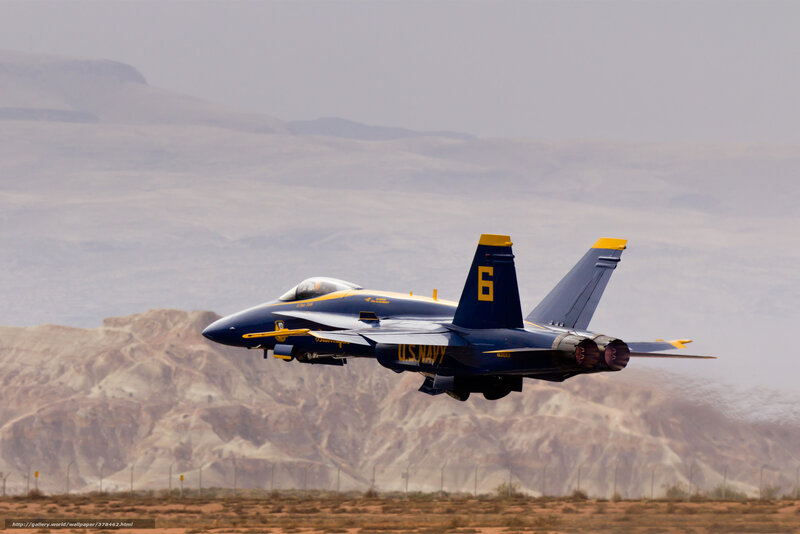 Blue Angels Jet — Dynamic, Photograph, Aircraft, Mountains