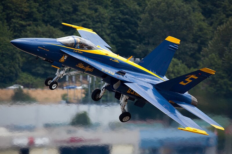 Blue Angels Jet — Dynamic, Photograph