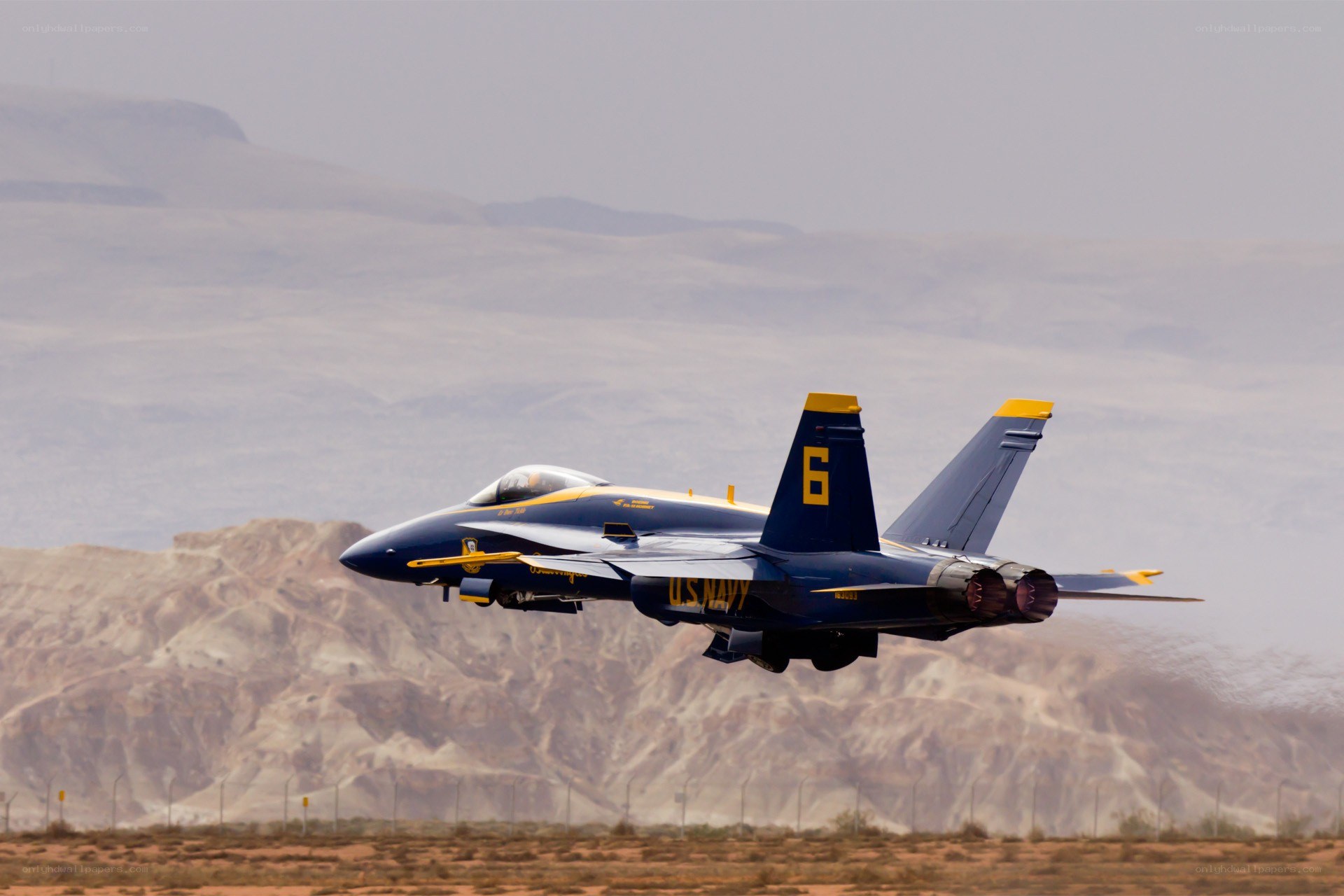 Blue Angels jet in flight