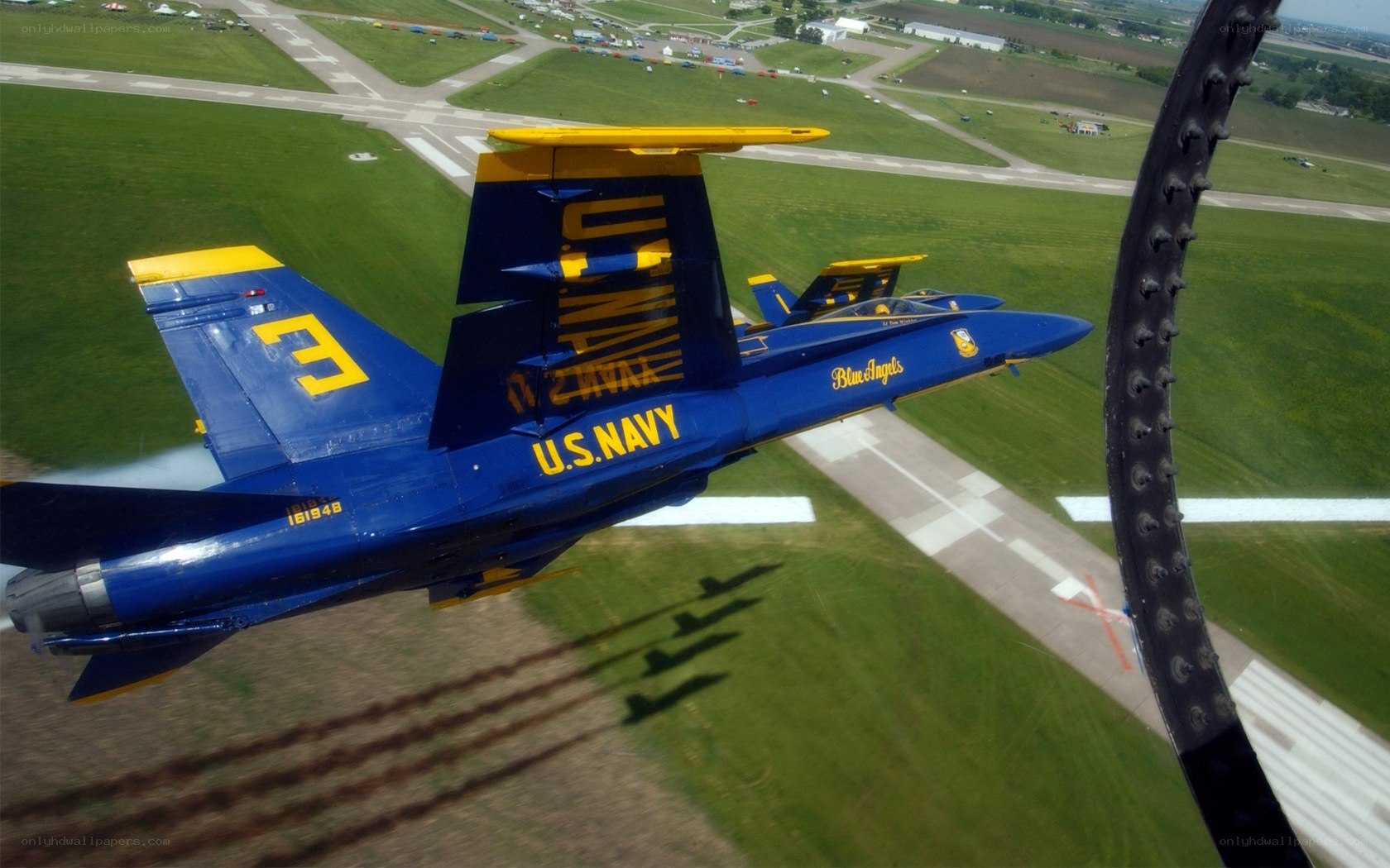 Blue Angels jet in flight