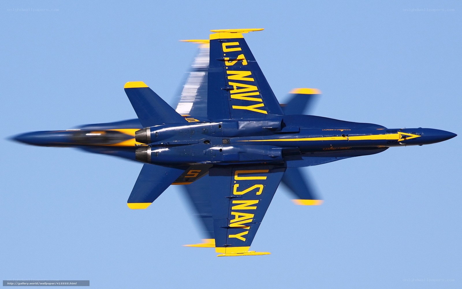 Blue Angels jet in flight