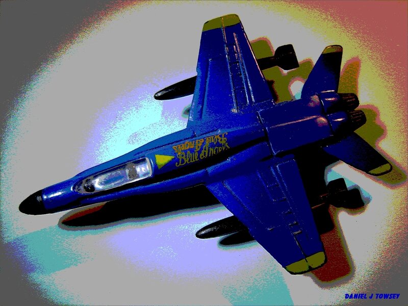 Blue Angels jet model