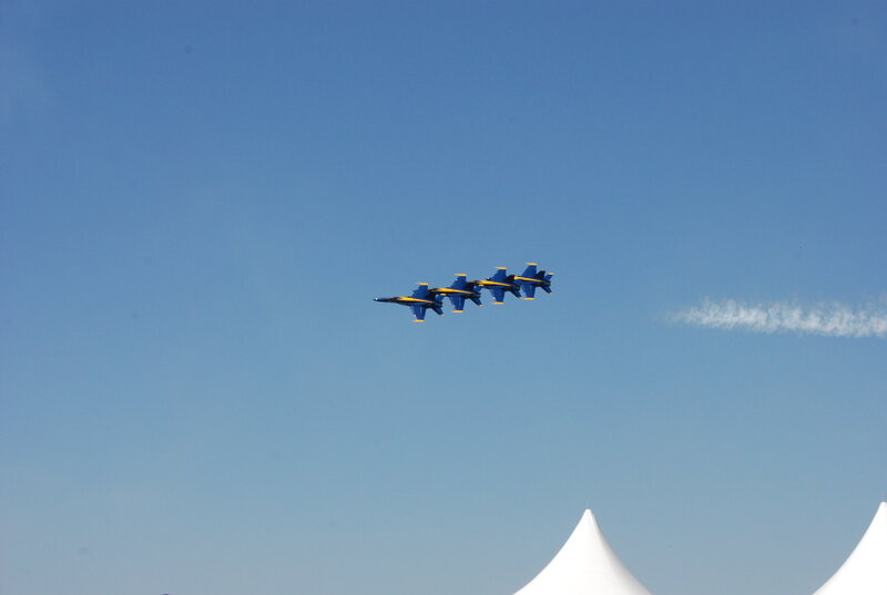 Blue Angels Jets — Dynamic, Afternoon, Photograph, Sky