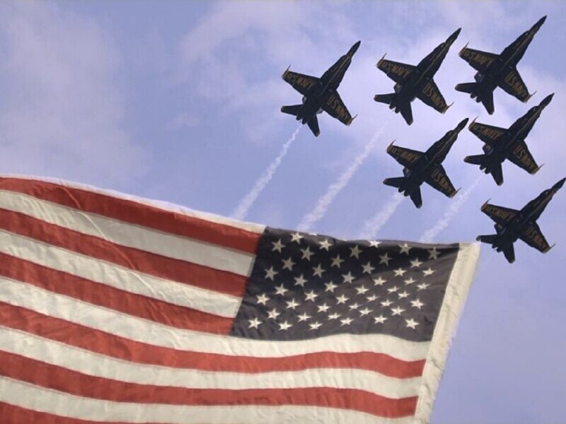 Blue Angels Jets Flying — Patriotic
