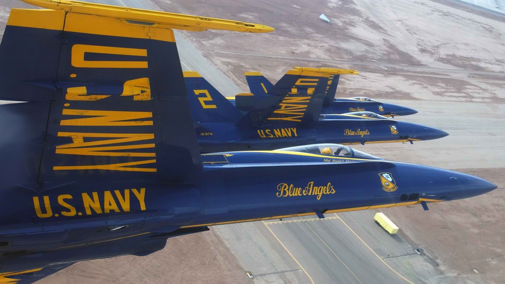Blue Angels jets in formation