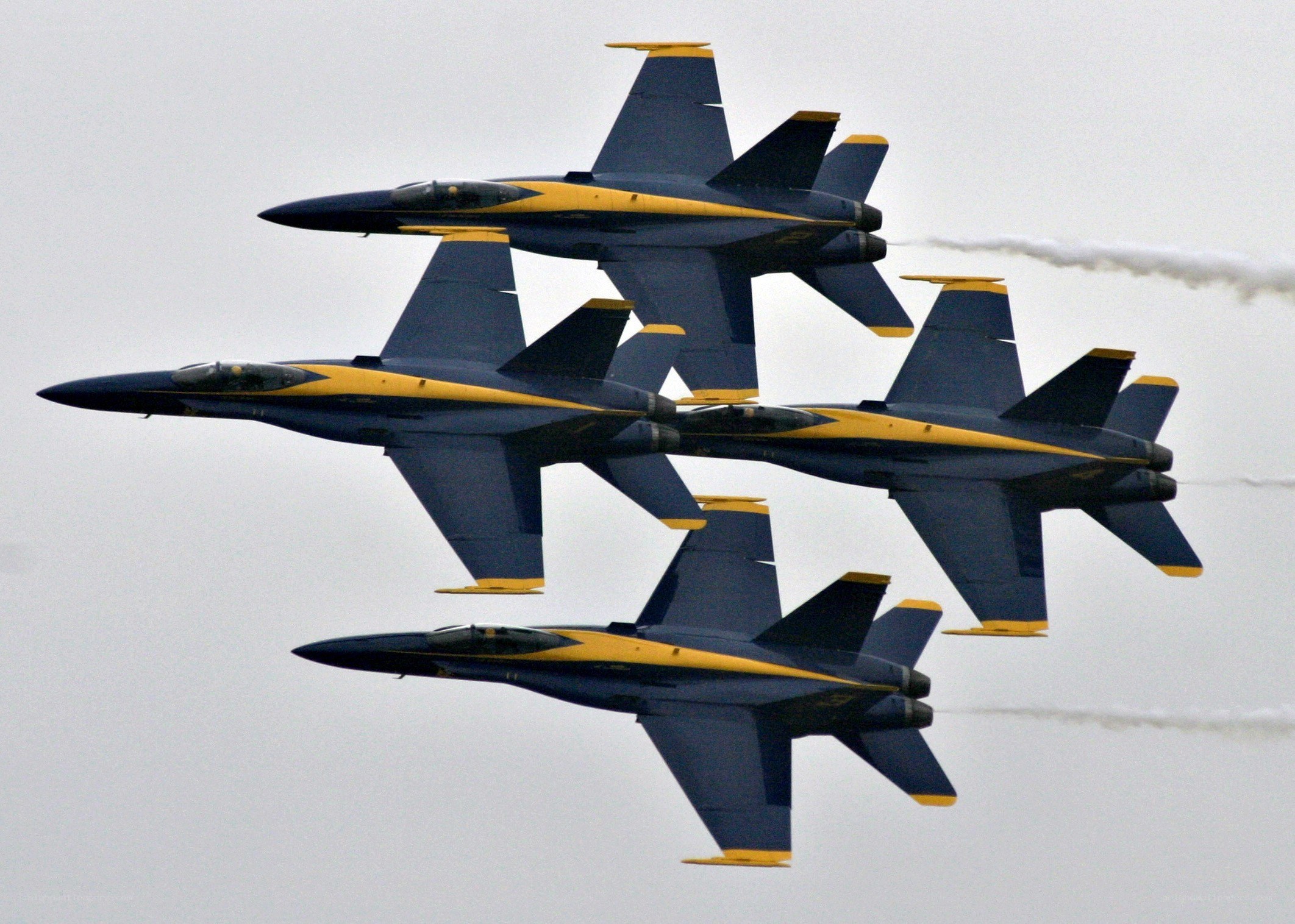 Blue Angels jets in formation