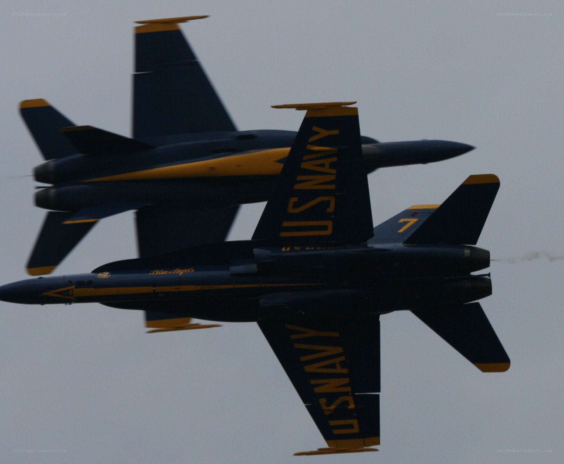 Blue Angels jets in formation