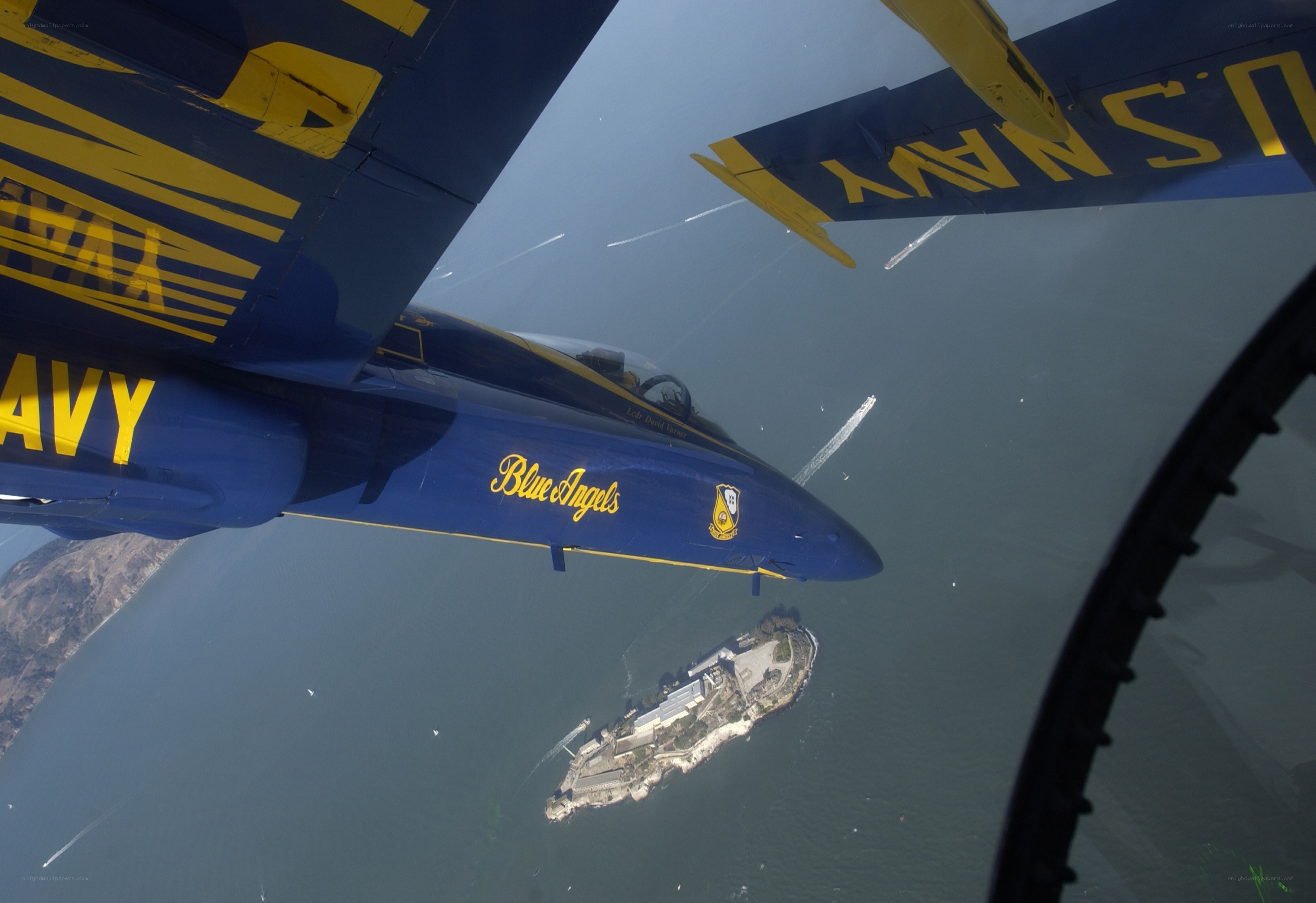Blue Angels over Alcatraz