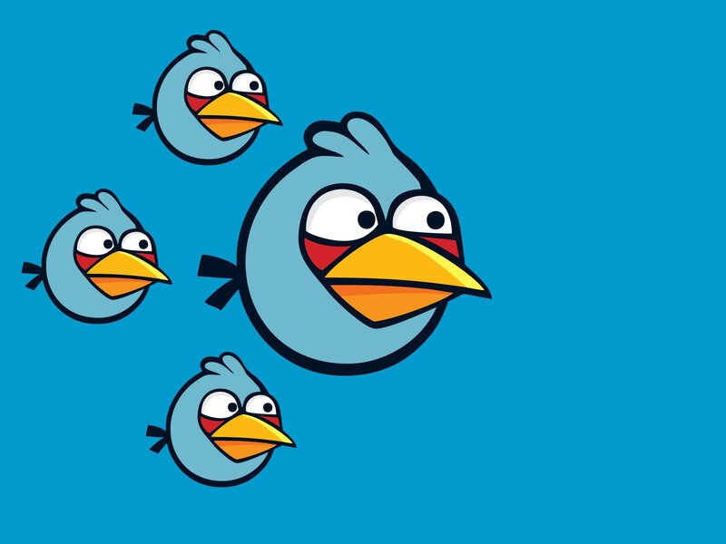 Blue Angry Birds