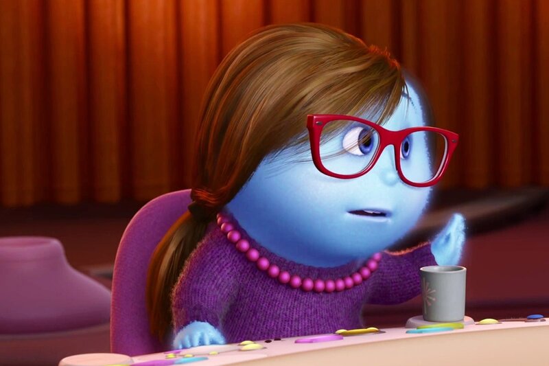 Blue Animated Character — Curious