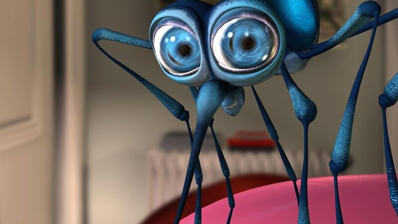 Blue Animated Fly