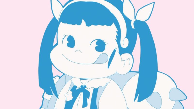blue anime girl character