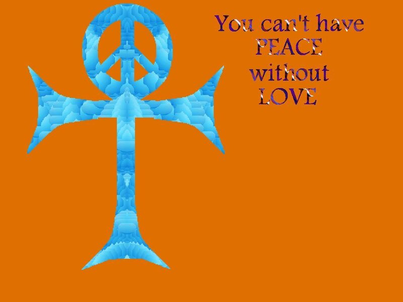 Blue Ankh Symbol