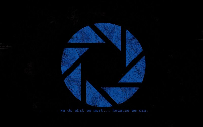 Blue Aperture Logo — Black