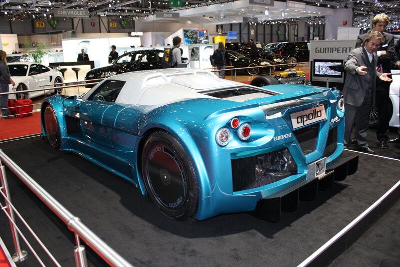 Blue Apollo Gumpert Car
