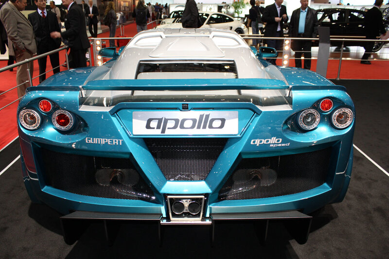 Blue Apollo Sports Car