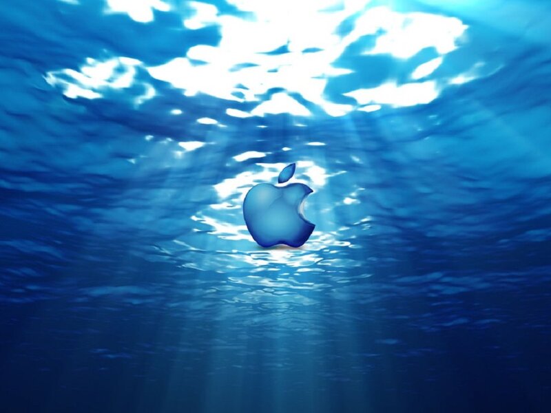 Blue Apple Logo — Serene