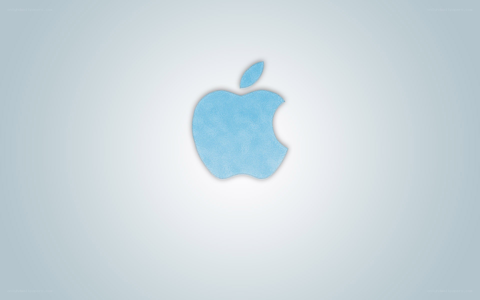 blue apple logo wallpaper