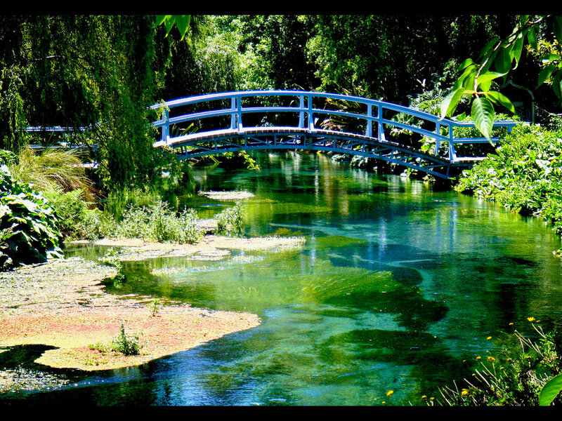 Blue Arched Bridge