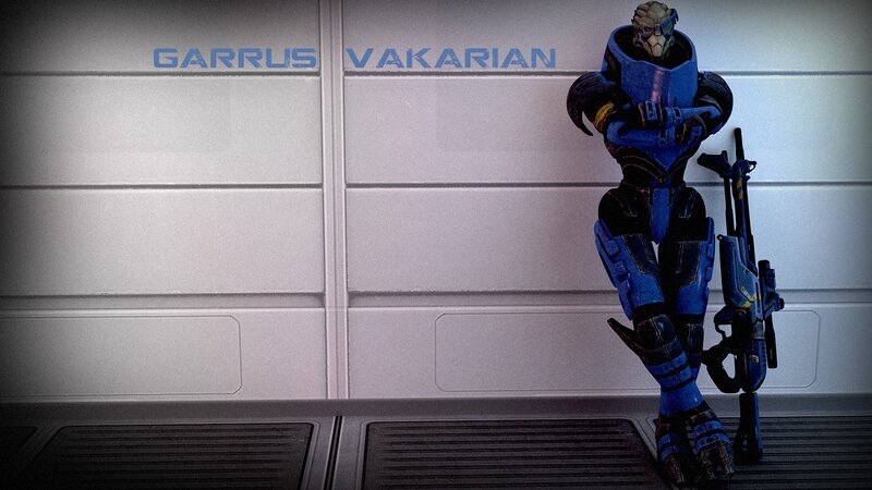 Blue-armored Alien Soldier