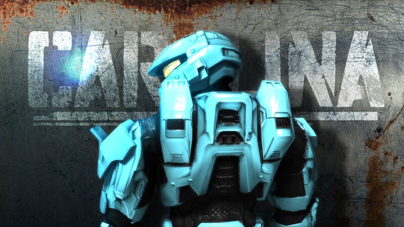 Blue-armored Soldier — Blue, Dramatic, 3d Render