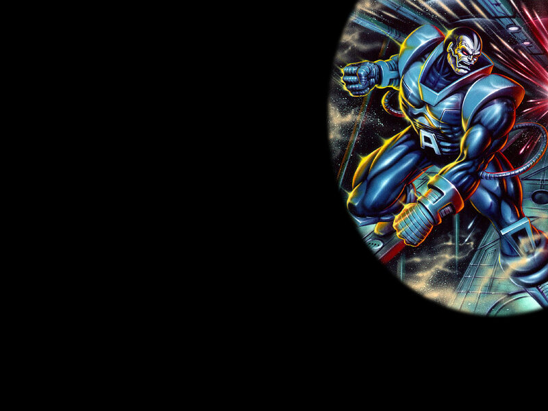 Blue-armored Superhero — Blue
