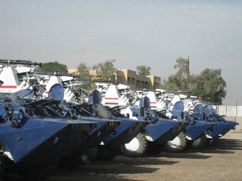 Blue Armored Vehicles