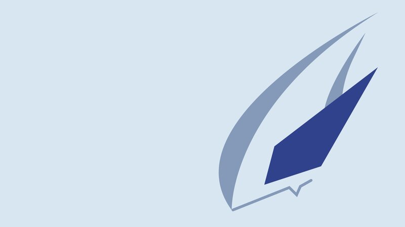 Blue Arrow Logo — Minimalist