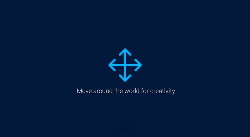 Blue Arrows Icon