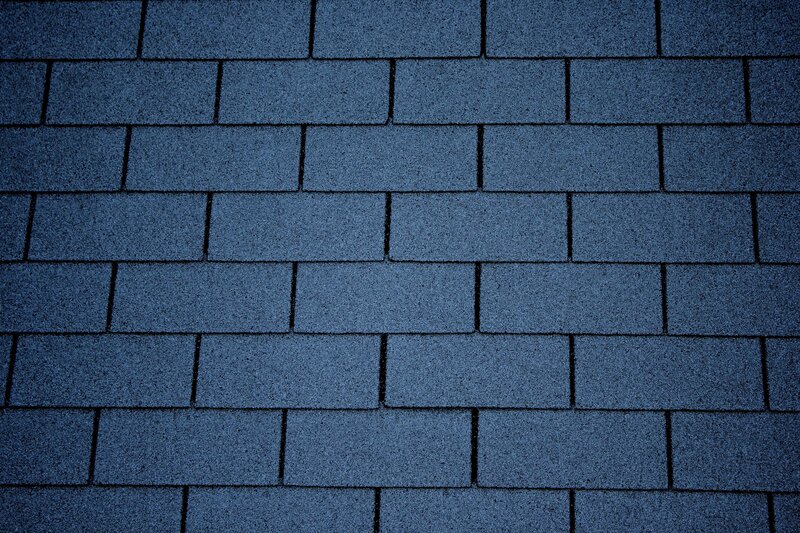 Blue Asphalt Shingles