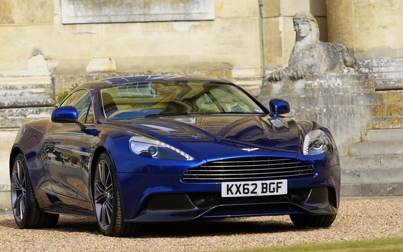 Blue Aston Martin Car — Serene