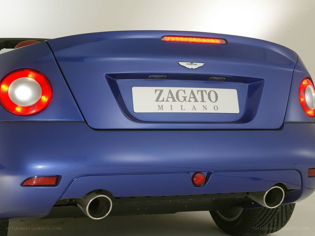 blue aston martin zagato